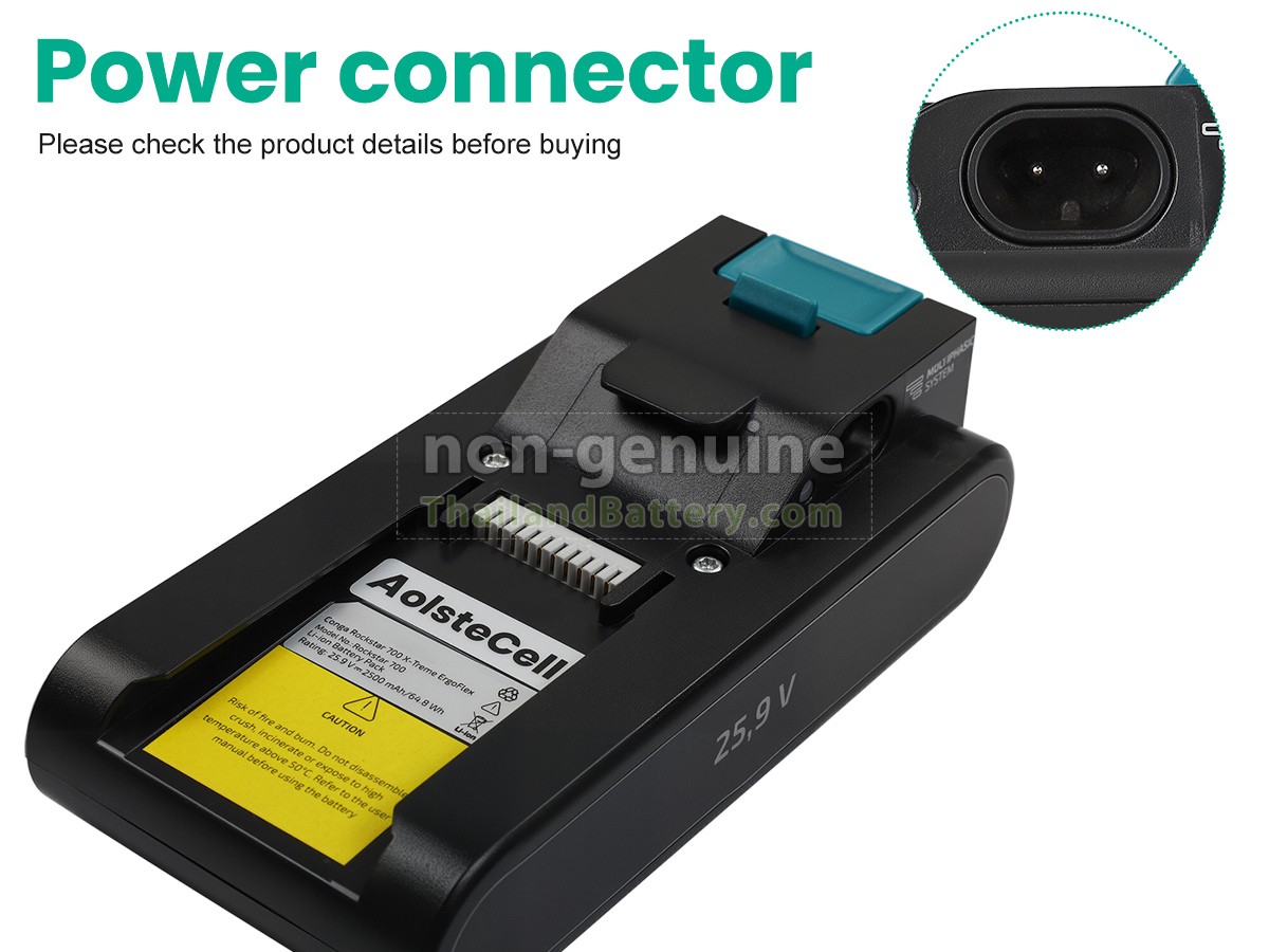 แบตเตอรี่สำหรับ Cecotec ROCKSTAR 1300 X-TREME