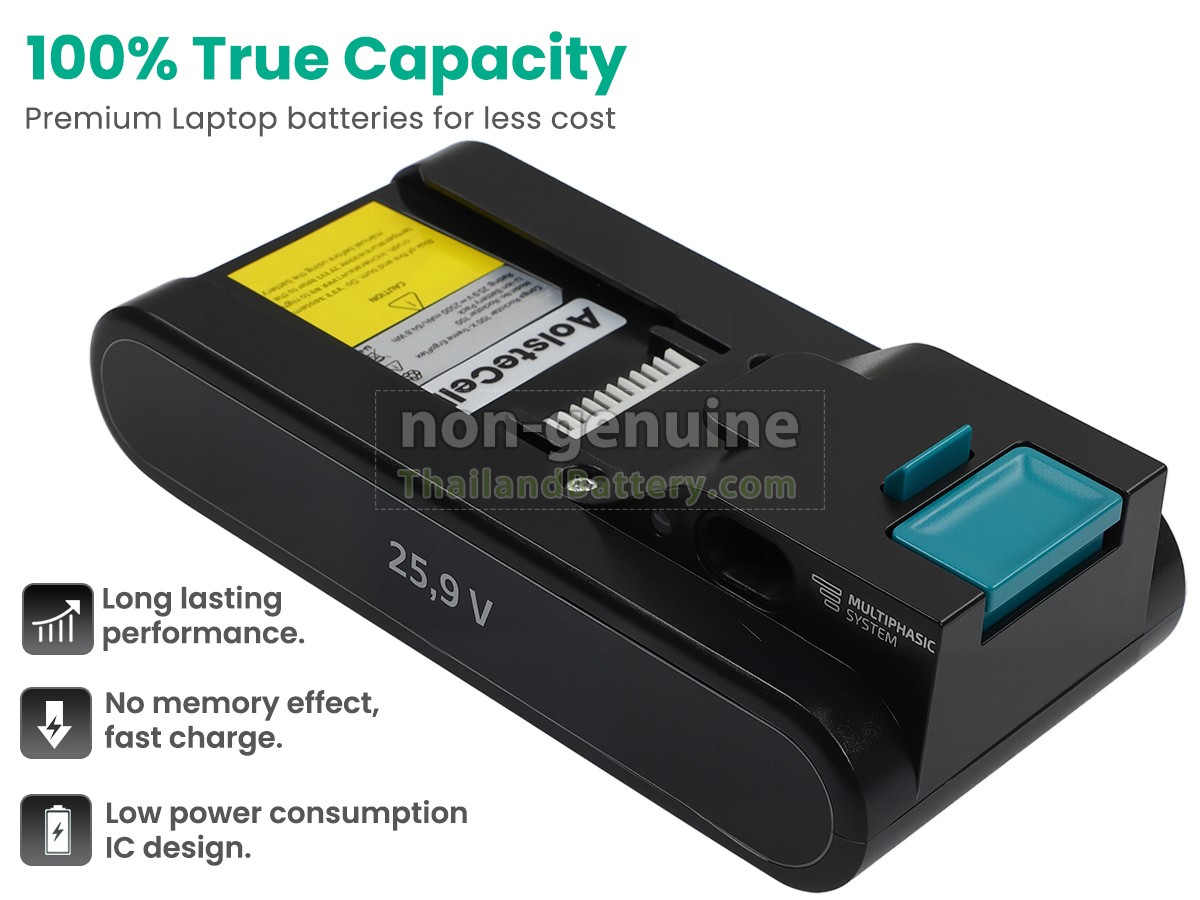 แบตเตอรี่สำหรับ Cecotec ROCKSTAR 1300 X-TREME