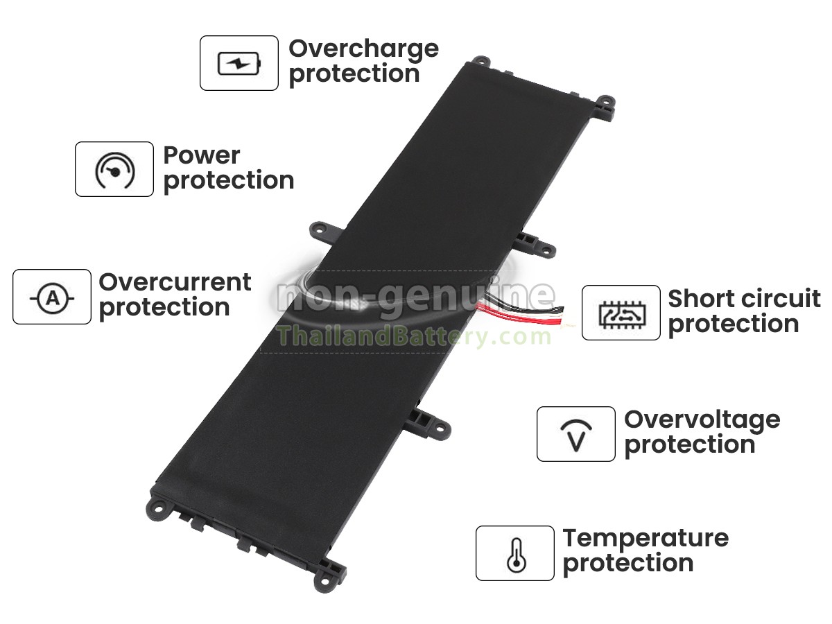 แบตเตอรี่สำหรับ CHUWI 059B4-2S1P(2ICP5/59/115)
