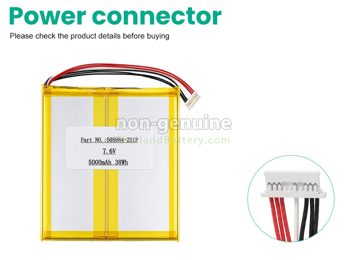 แบตเตอรี่สำหรับ CHUWI 059B4-2S1P(2ICP5/59/115)