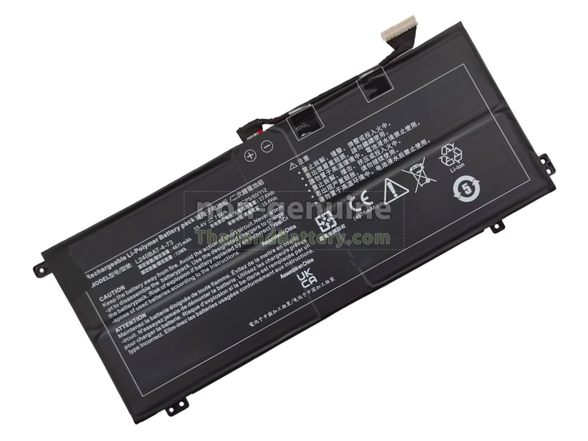 แบตเตอรี่สำหรับ Clevo 6-87-L240S-74B00