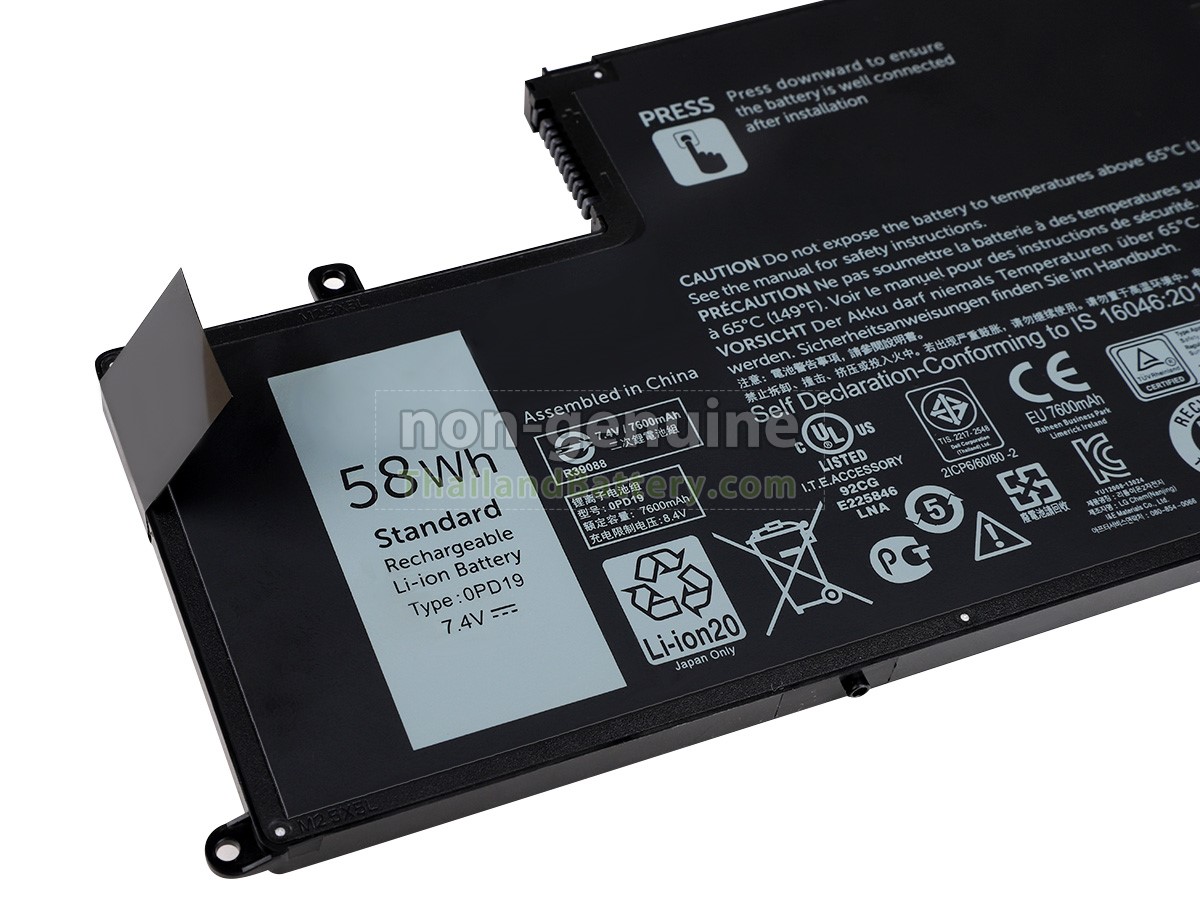 แบตเตอรี่สำหรับ Dell Latitude 15 3550