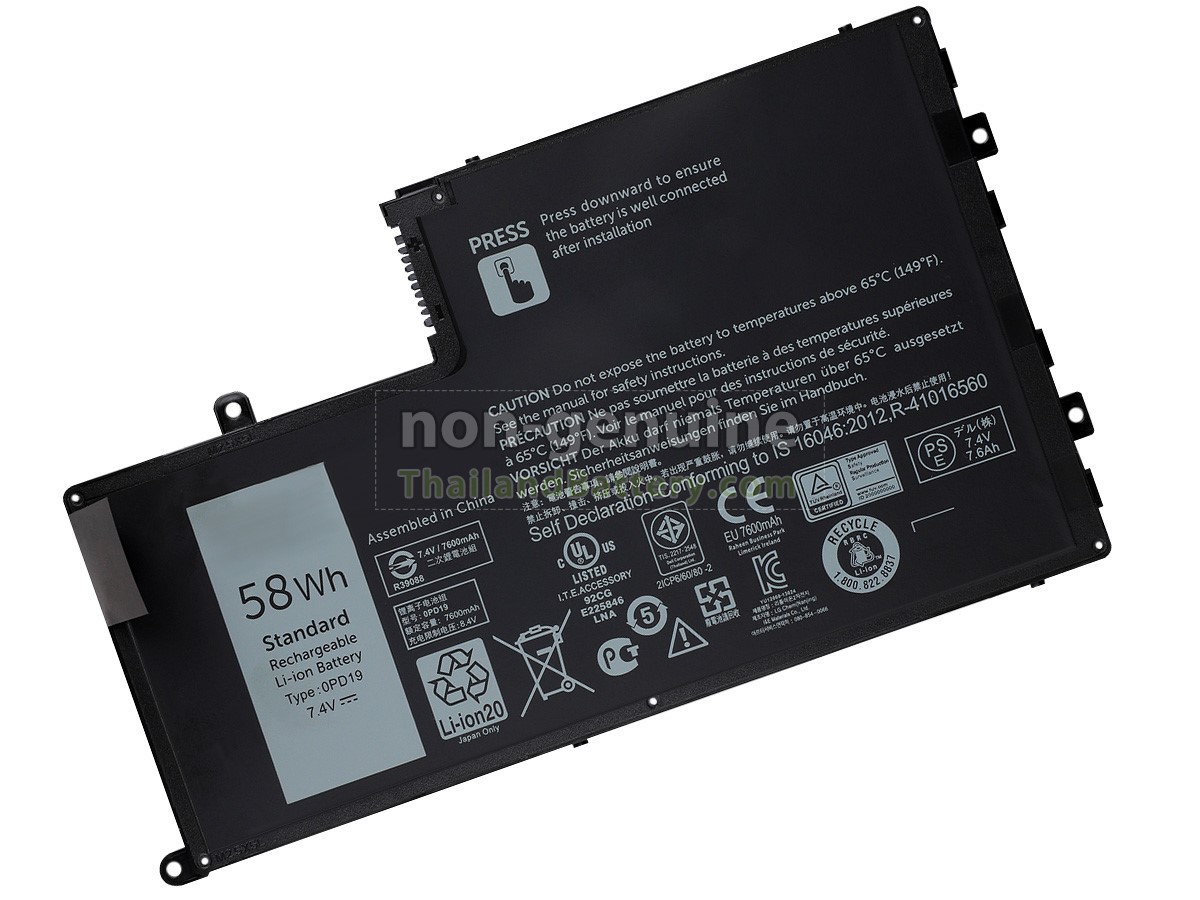 แบตเตอรี่สำหรับ Dell Latitude 15 3550