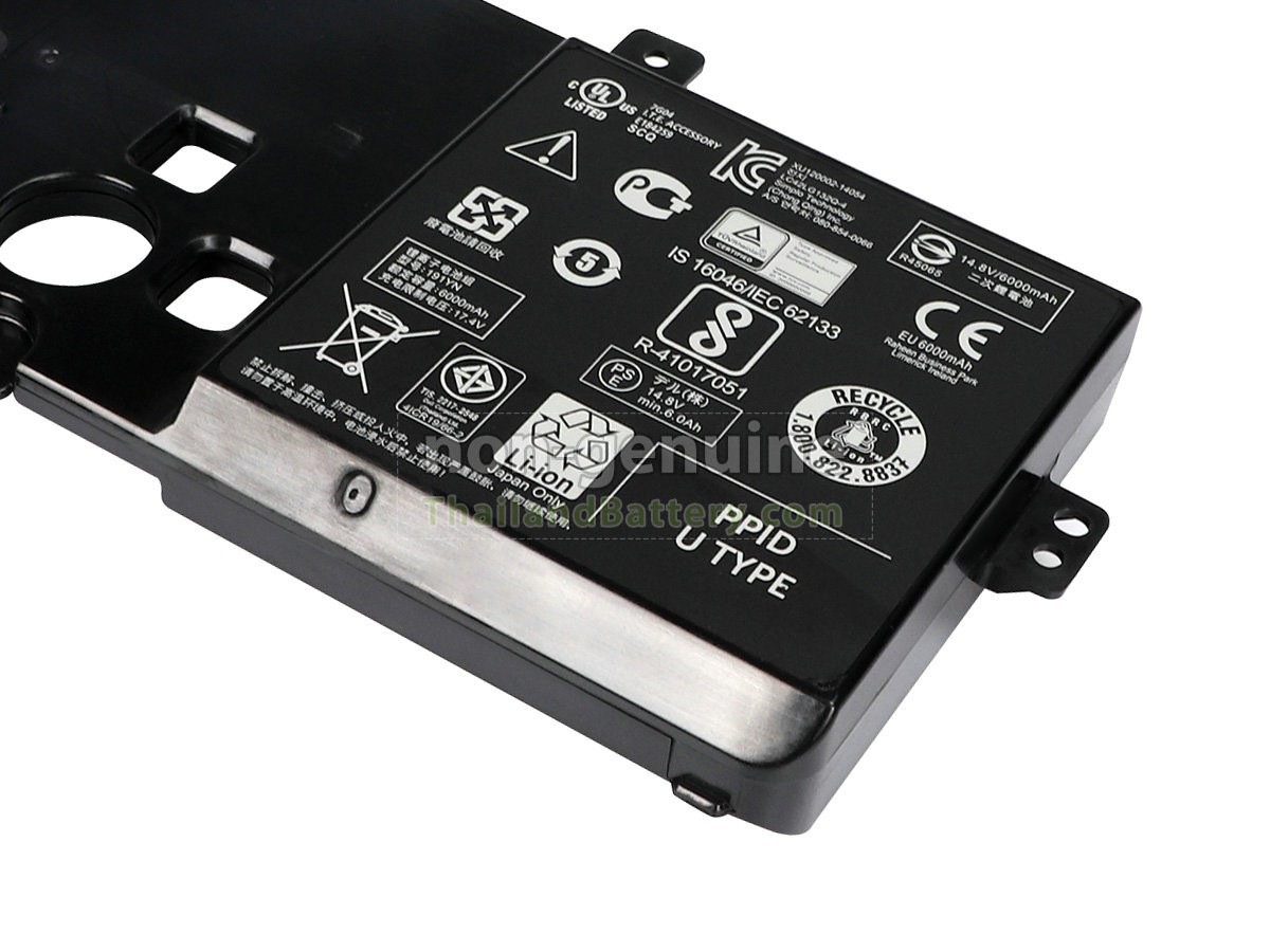 แบตเตอรี่สำหรับ Dell Alienware P42F