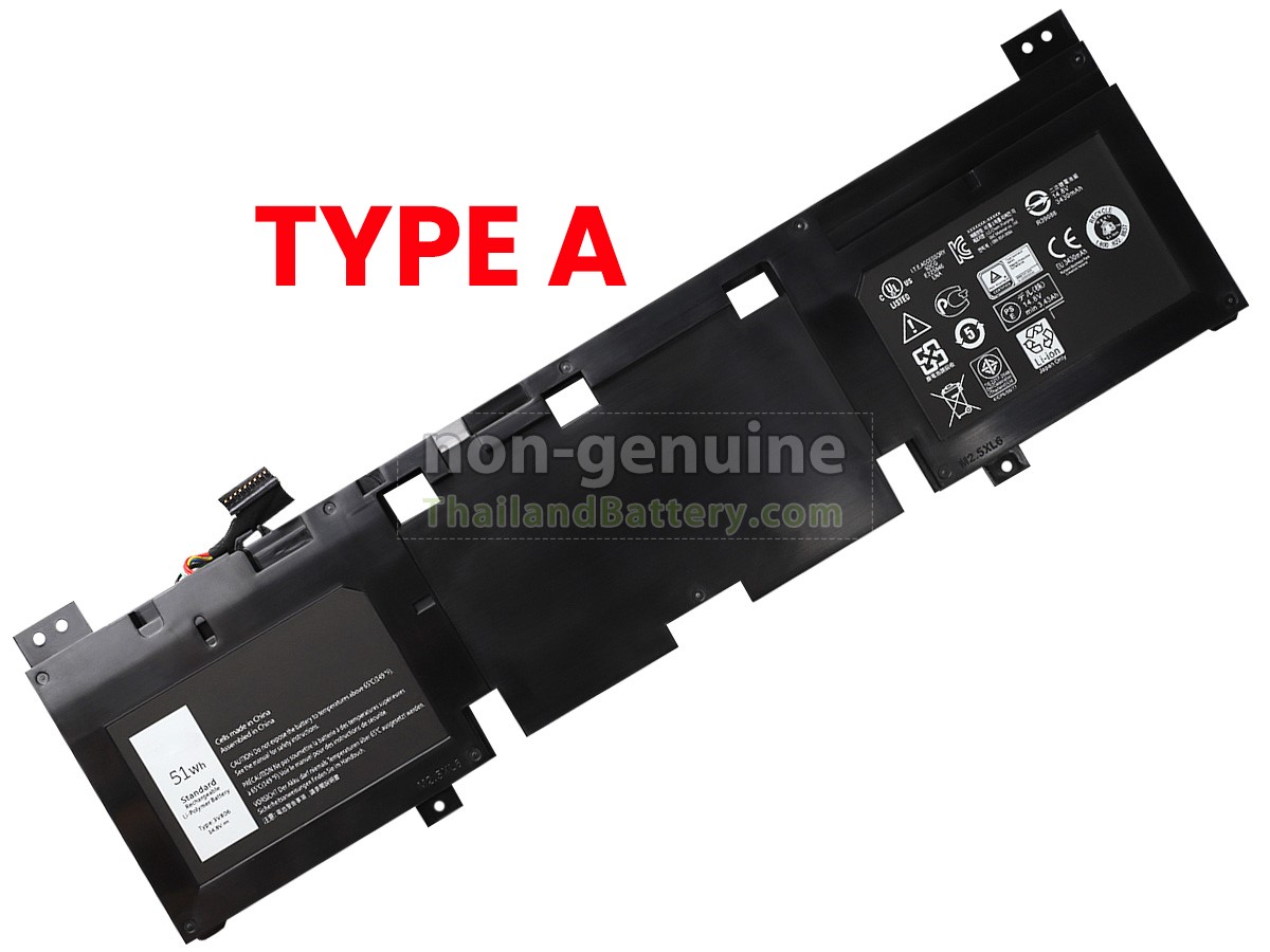 แบตเตอรี่สำหรับ Dell Alienware ECHO 13