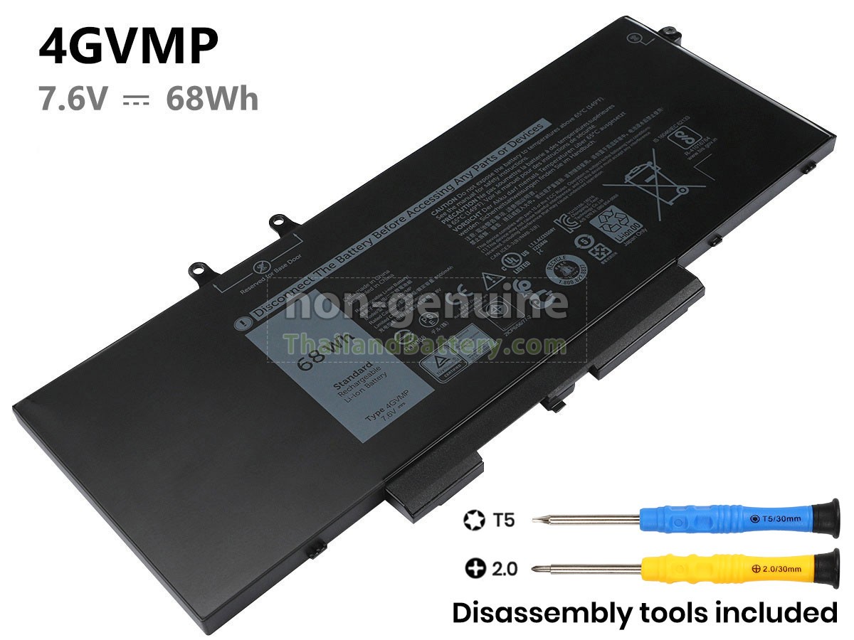 แบตเตอรี่สำหรับ Dell 4GVMP
