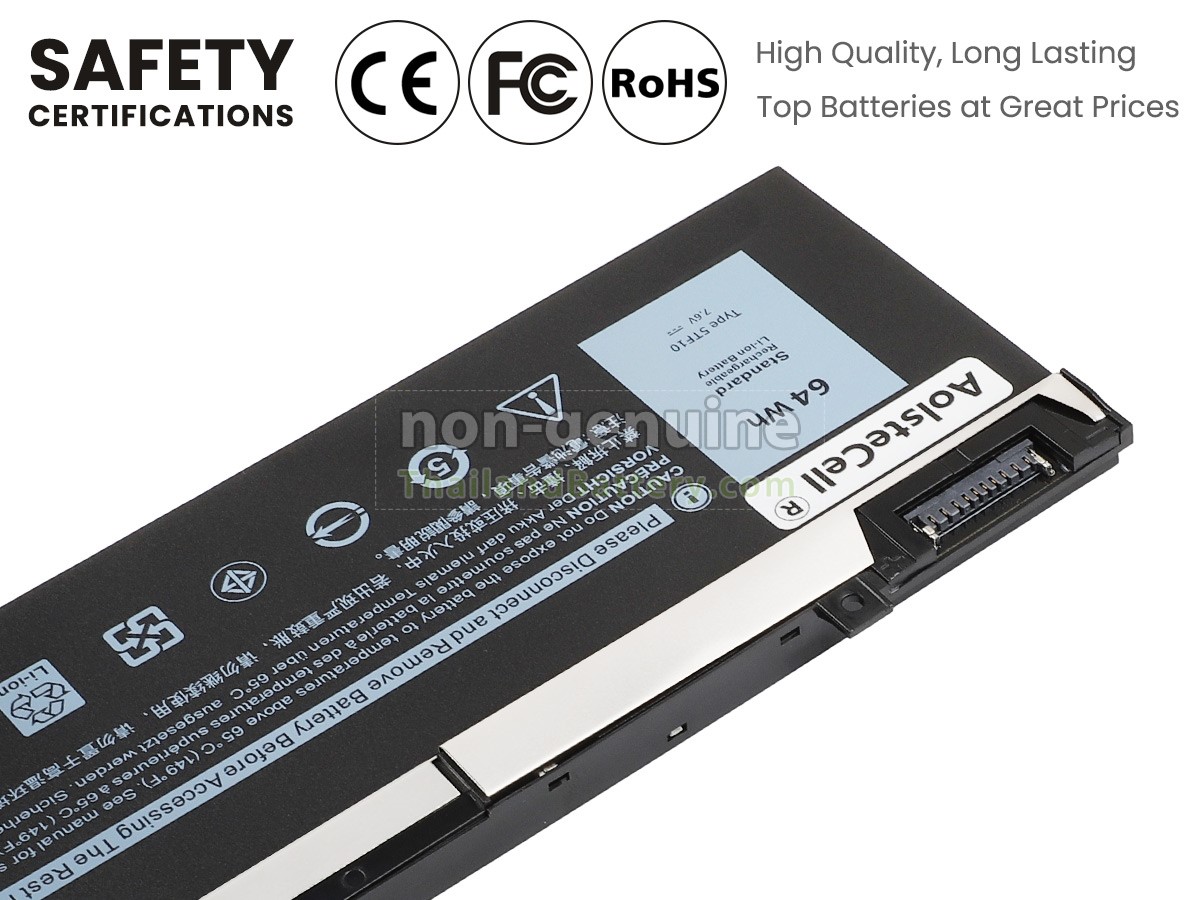 แบตเตอรี่สำหรับ Dell 0RY3F9