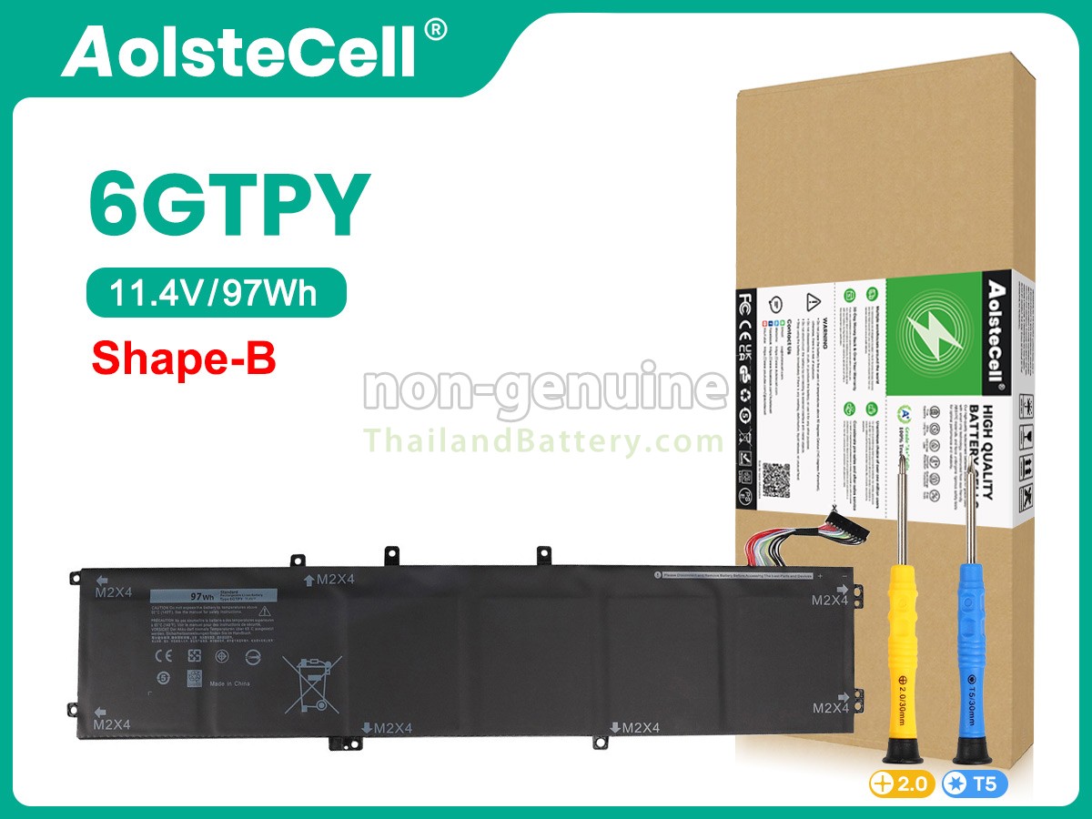 แบตเตอรี่สำหรับ Dell P102F003