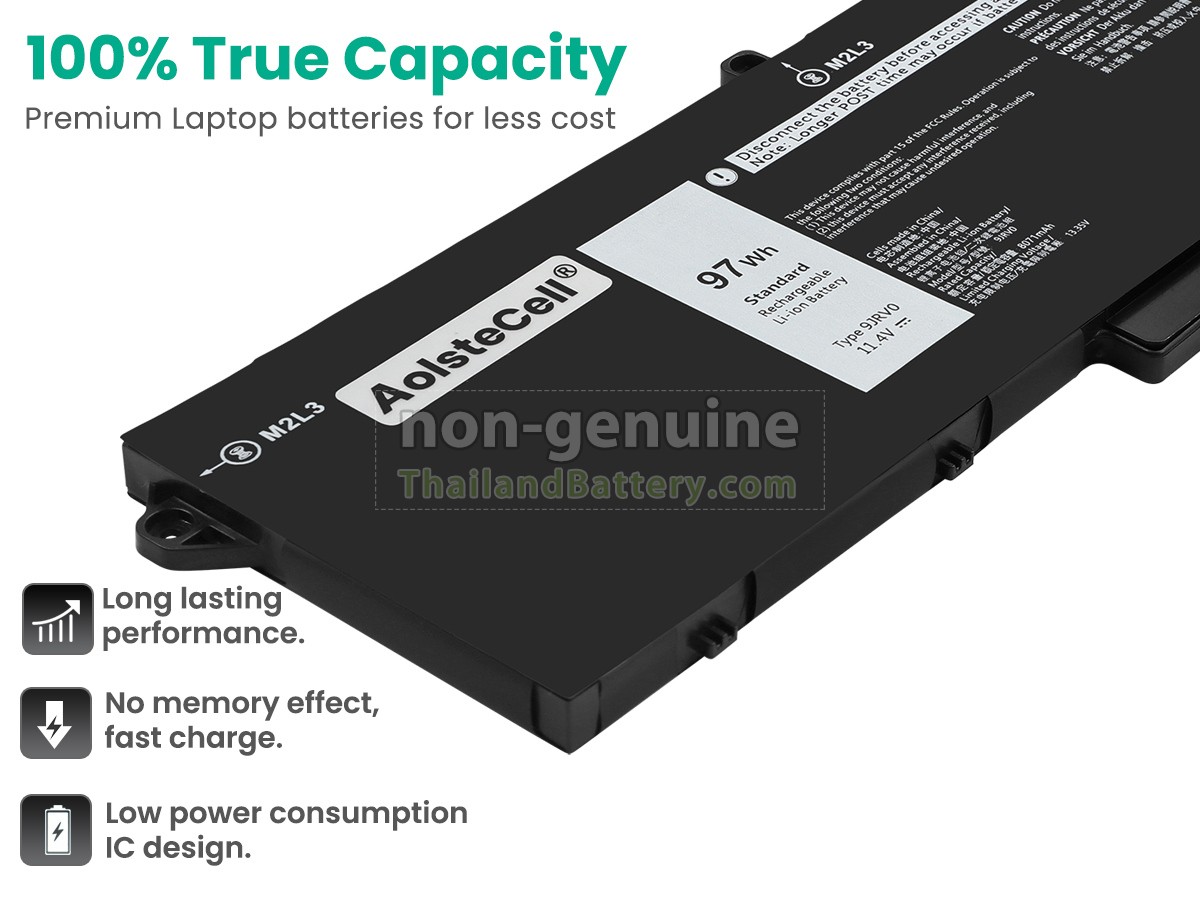 แบตเตอรี่สำหรับ Dell Alienware M18 R2