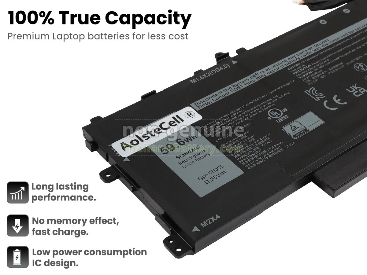 แบตเตอรี่สำหรับ Dell P142G001