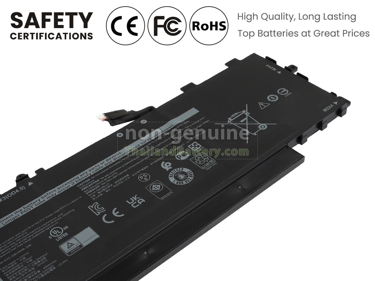 แบตเตอรี่สำหรับ Dell P142G001