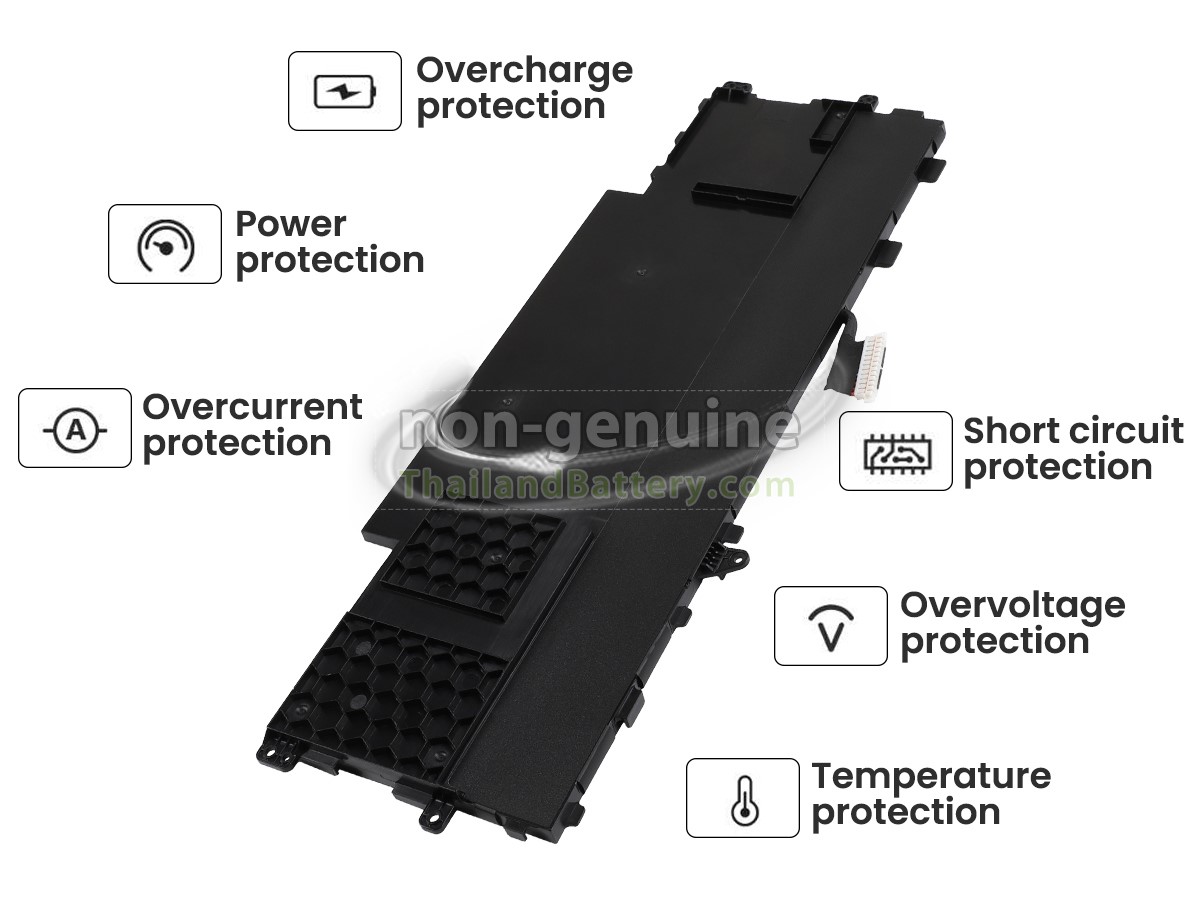 แบตเตอรี่สำหรับ Dell P142G001