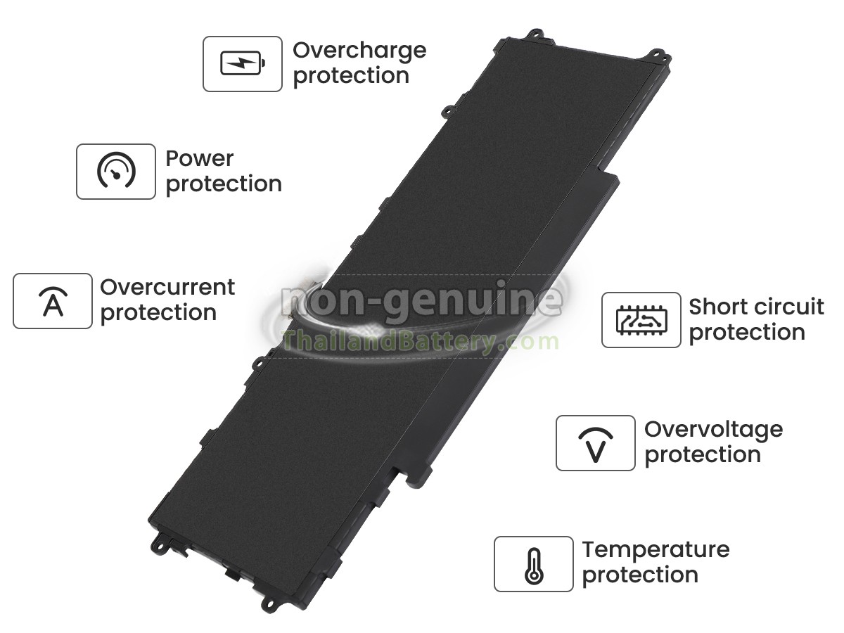 แบตเตอรี่สำหรับ Dell P166G001