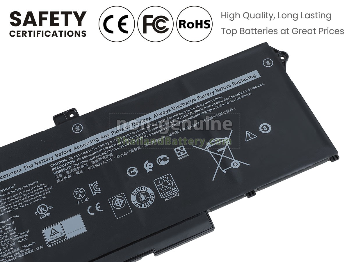 แบตเตอรี่สำหรับ Dell RJ40G