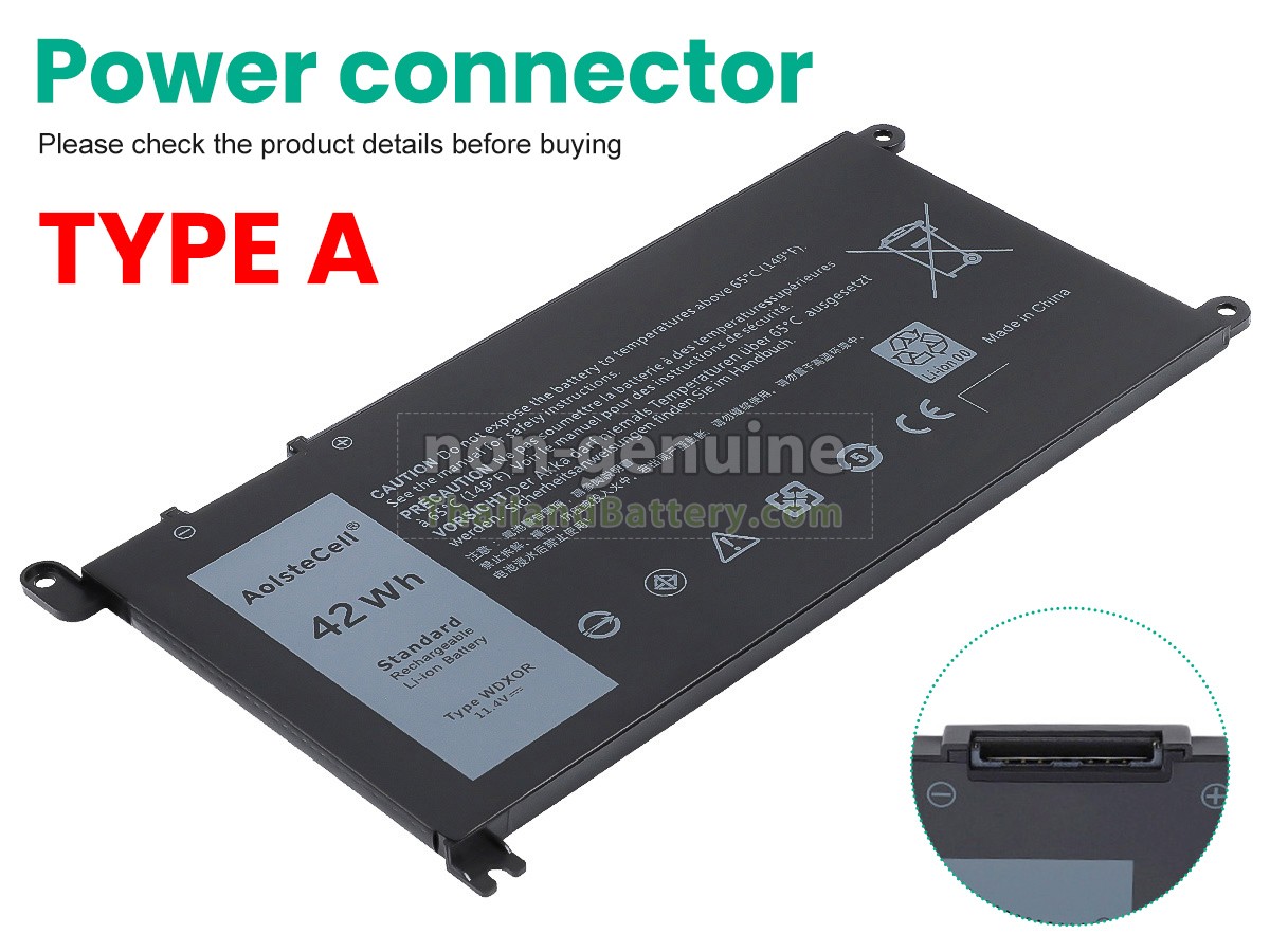 แบตเตอรี่สำหรับ Dell Inspiron 14 7000