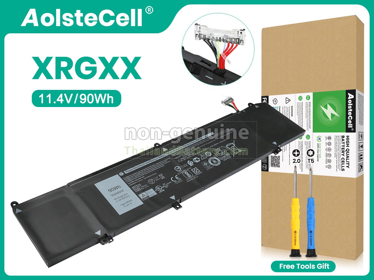 แบตเตอรี่สำหรับ Dell XRGXX