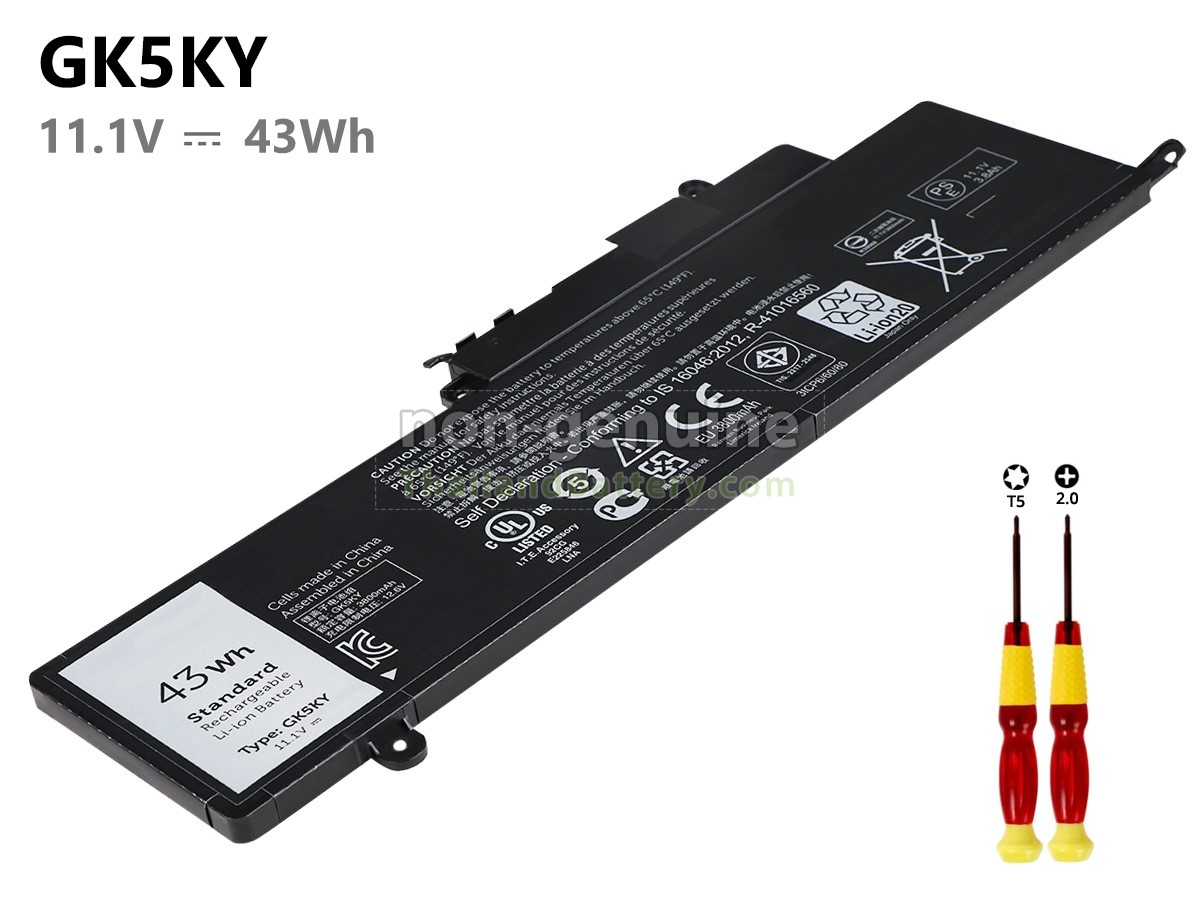 แบตเตอรี่สำหรับ Dell Inspiron 7359 2-IN-1