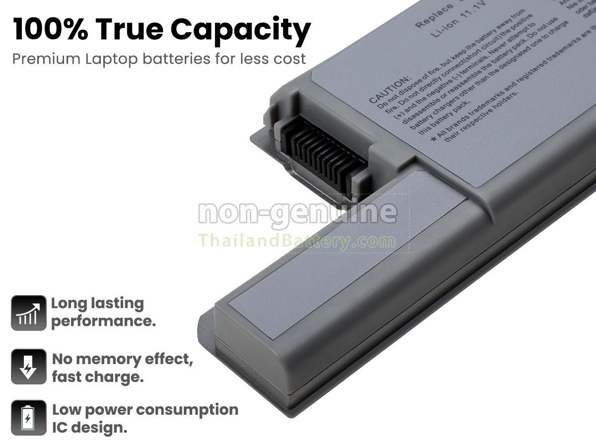 แบตเตอรี่สำหรับ Dell Latitude D531N