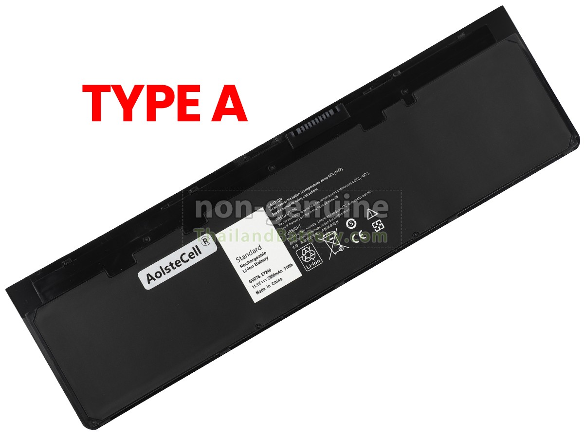 แบตเตอรี่สำหรับ Dell Latitude E7240 ULTRABOOK