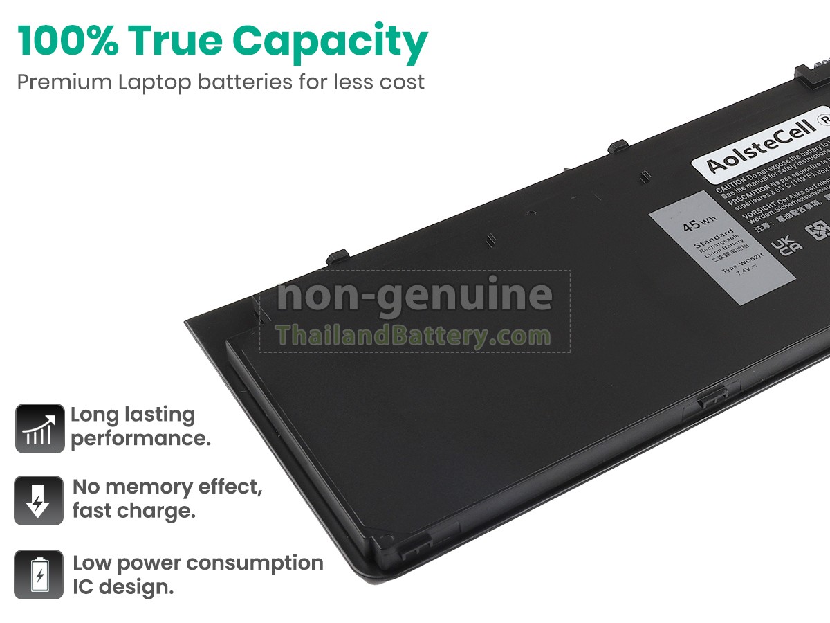 แบตเตอรี่สำหรับ Dell Latitude E7240 ULTRABOOK