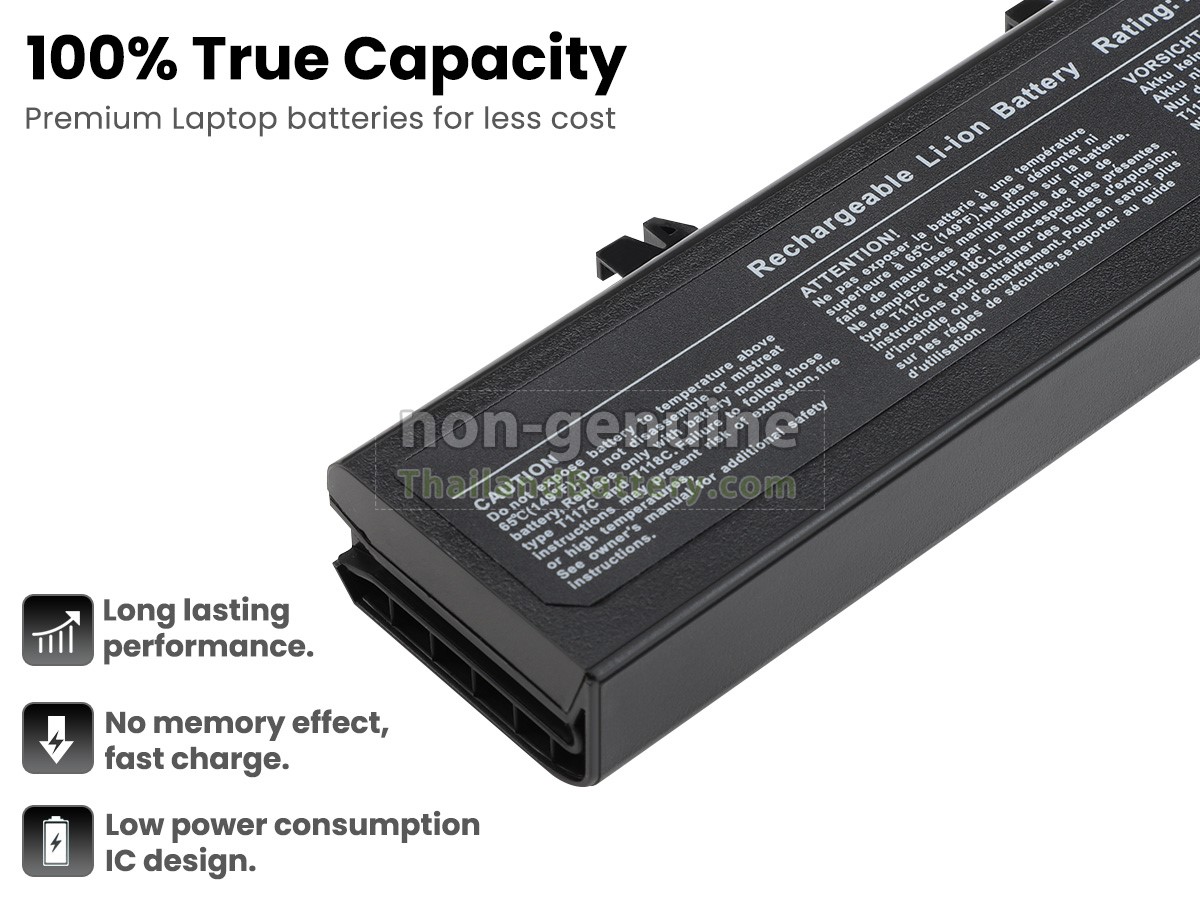 แบตเตอรี่สำหรับ Dell 451-10612