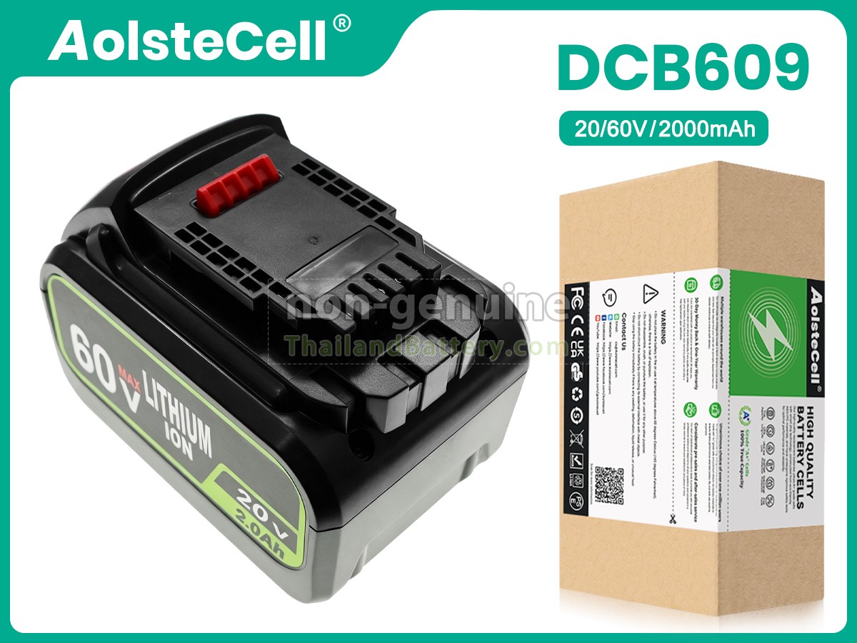 แบตเตอรี่สำหรับ DeWALT DCB118