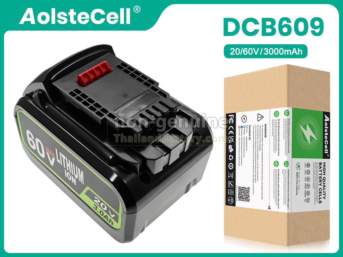แบตเตอรี่สำหรับ DeWALT DCB118
