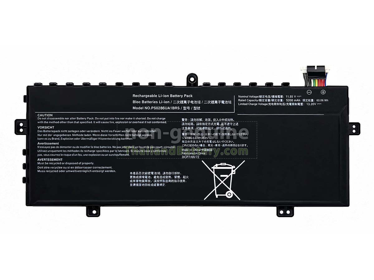 แบตเตอรี่สำหรับ Dynabook PS0286UA1BRS