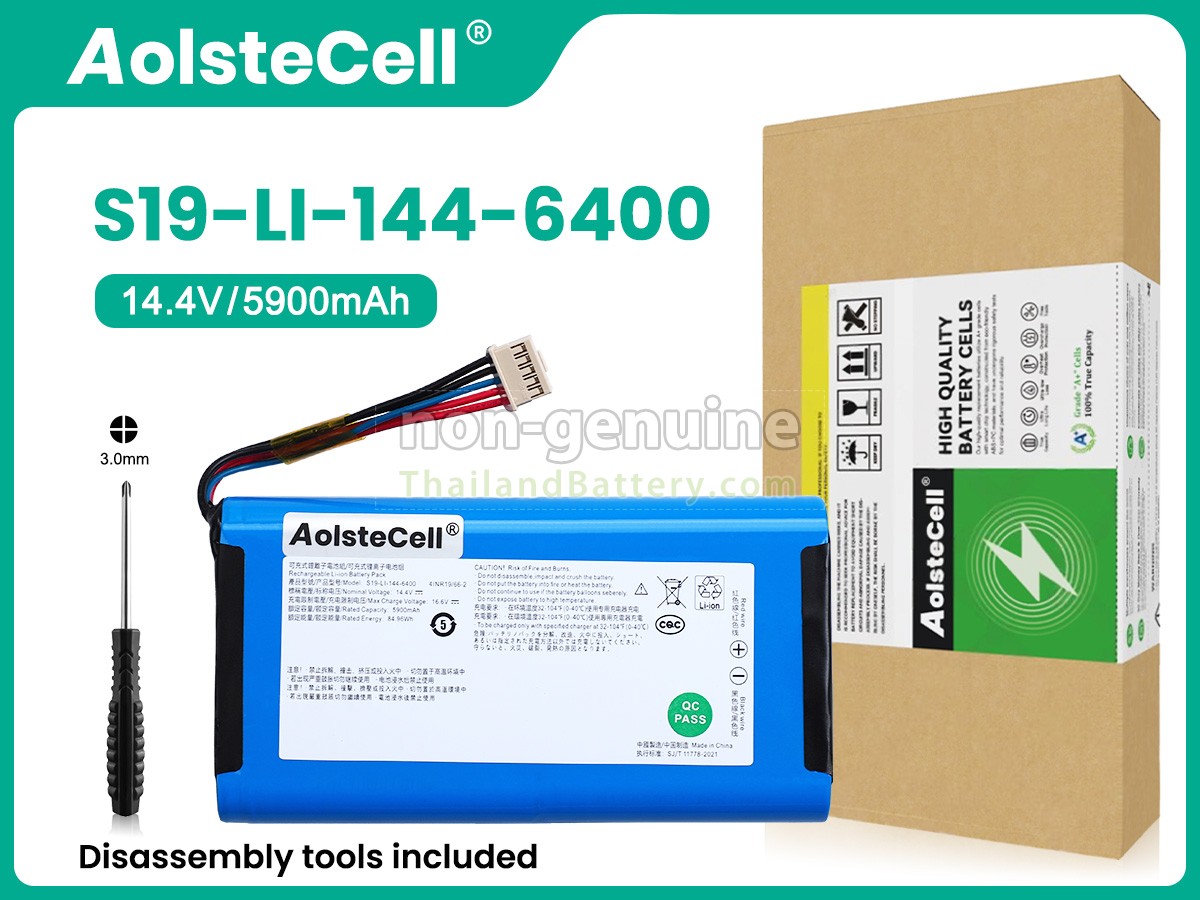 แบตเตอรี่สำหรับ Ecovacs S19-LI-144-6400