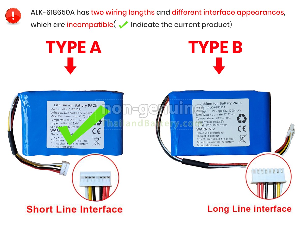 แบตเตอรี่สำหรับ Eloik ALK-80