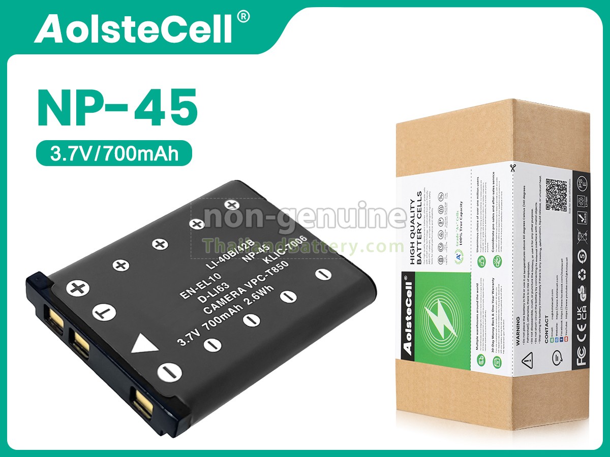 แบตเตอรี่สำหรับ Fujifilm VPC-T850