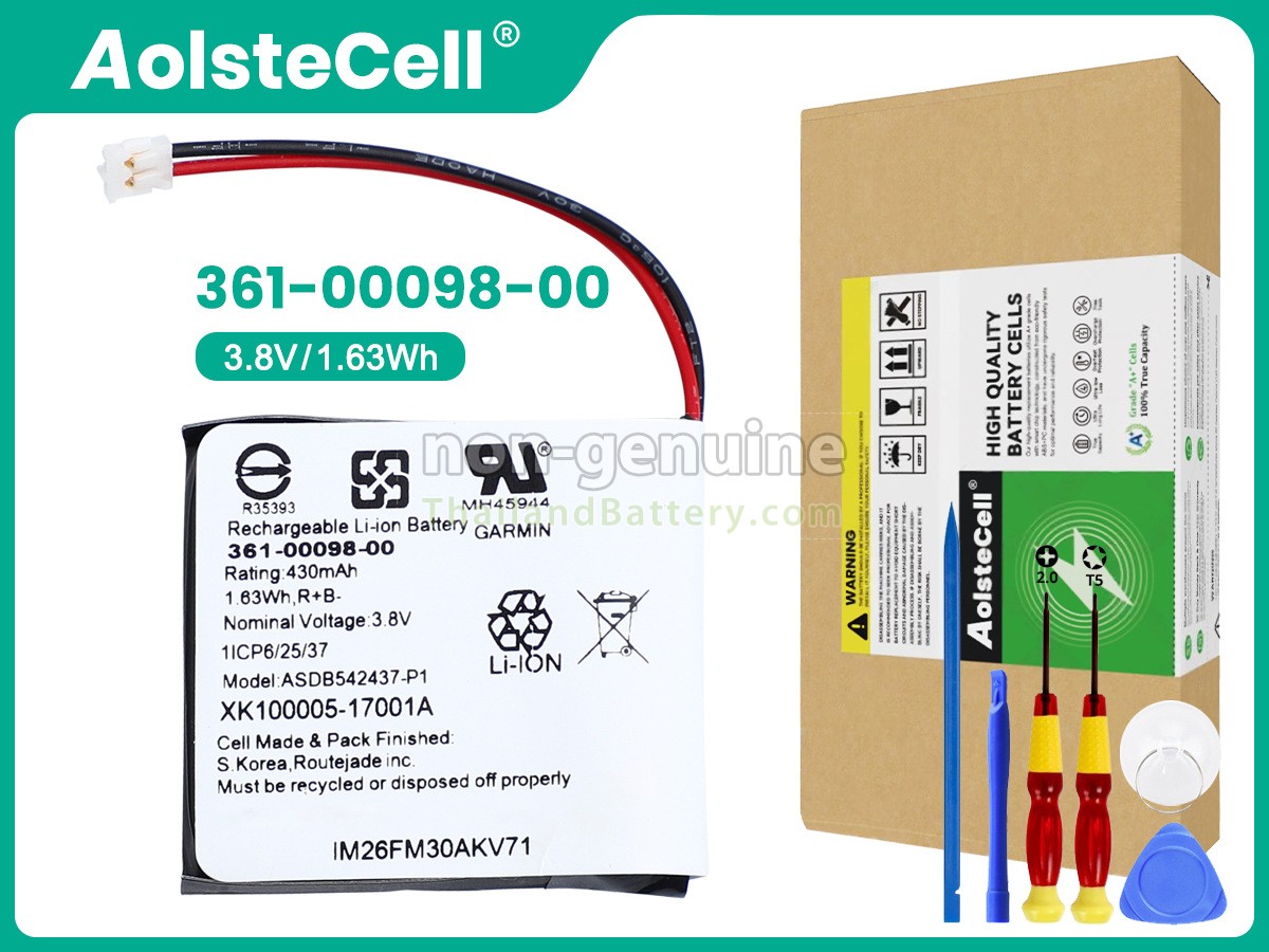 แบตเตอรี่สำหรับ Garmin FENIX 5X PLUS