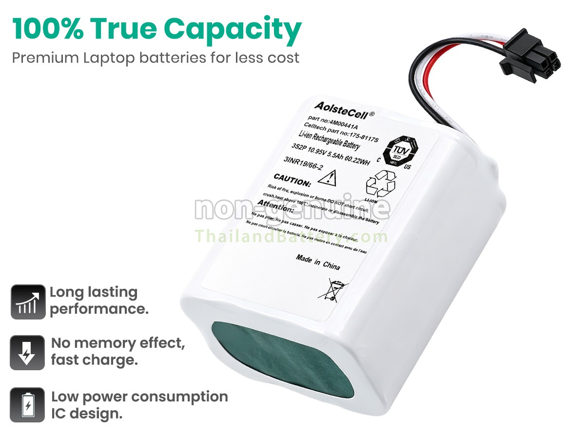 แบตเตอรี่สำหรับ GE 4M00147A