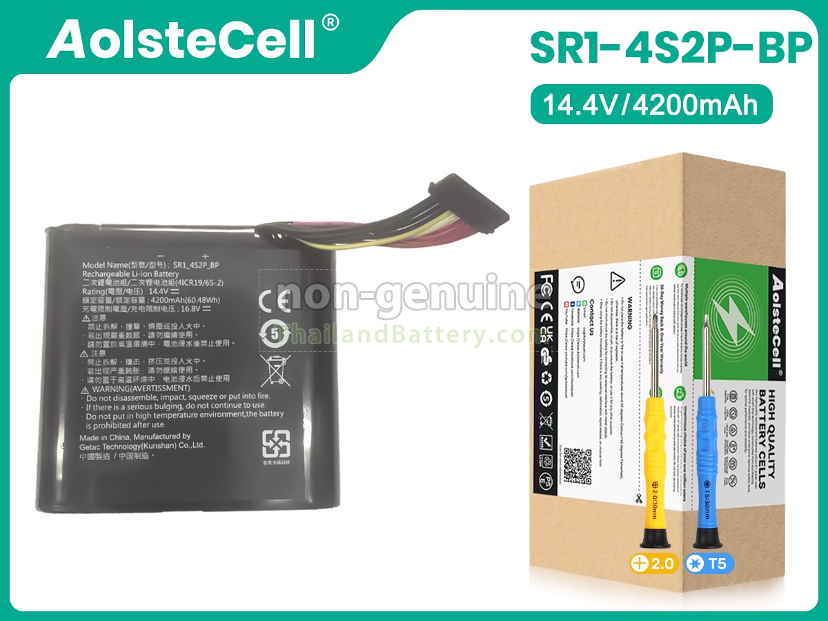 แบตเตอรี่สำหรับ Getac SR1-4S2P-BP(4ICR19/65-2)
