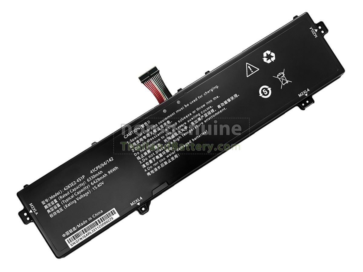 แบตเตอรี่สำหรับ Gigabyte AORUS 16 BKF