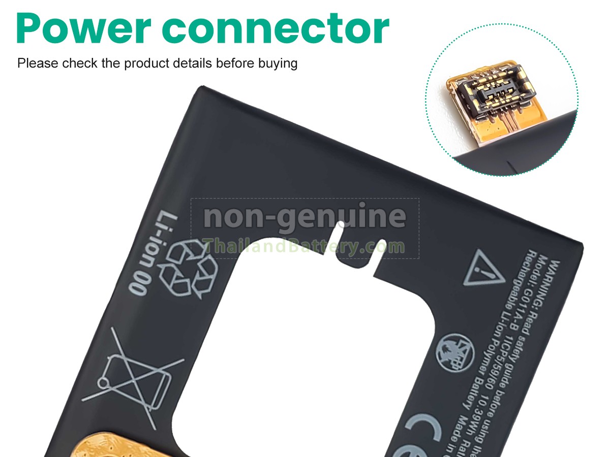 แบตเตอรี่สำหรับ Google BG2W