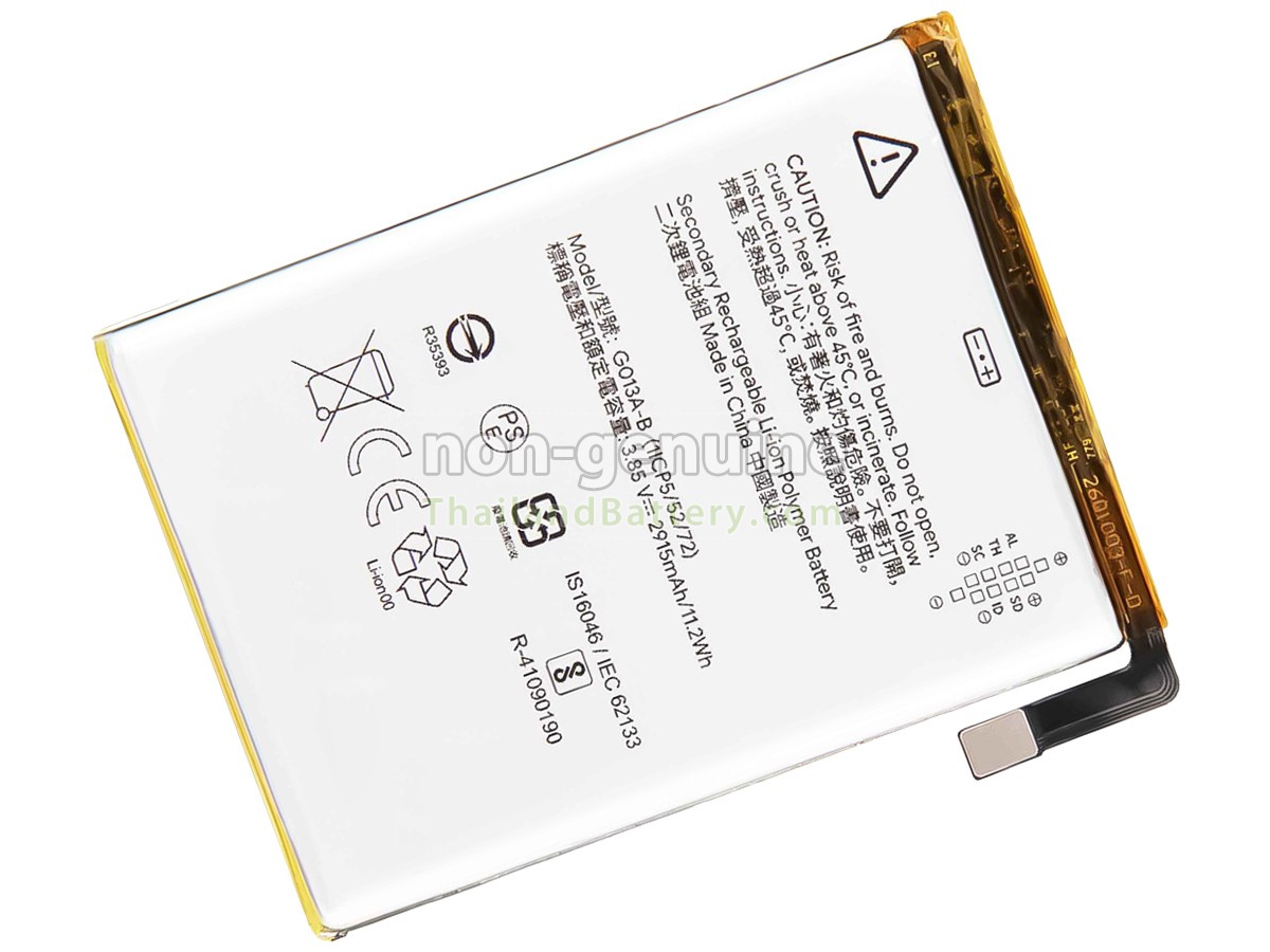 แบตเตอรี่สำหรับ Google G013A-B