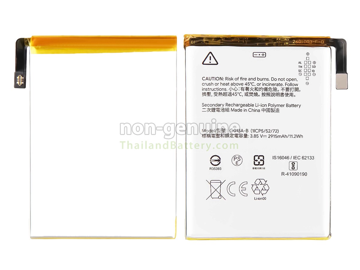 แบตเตอรี่สำหรับ Google G013A-B