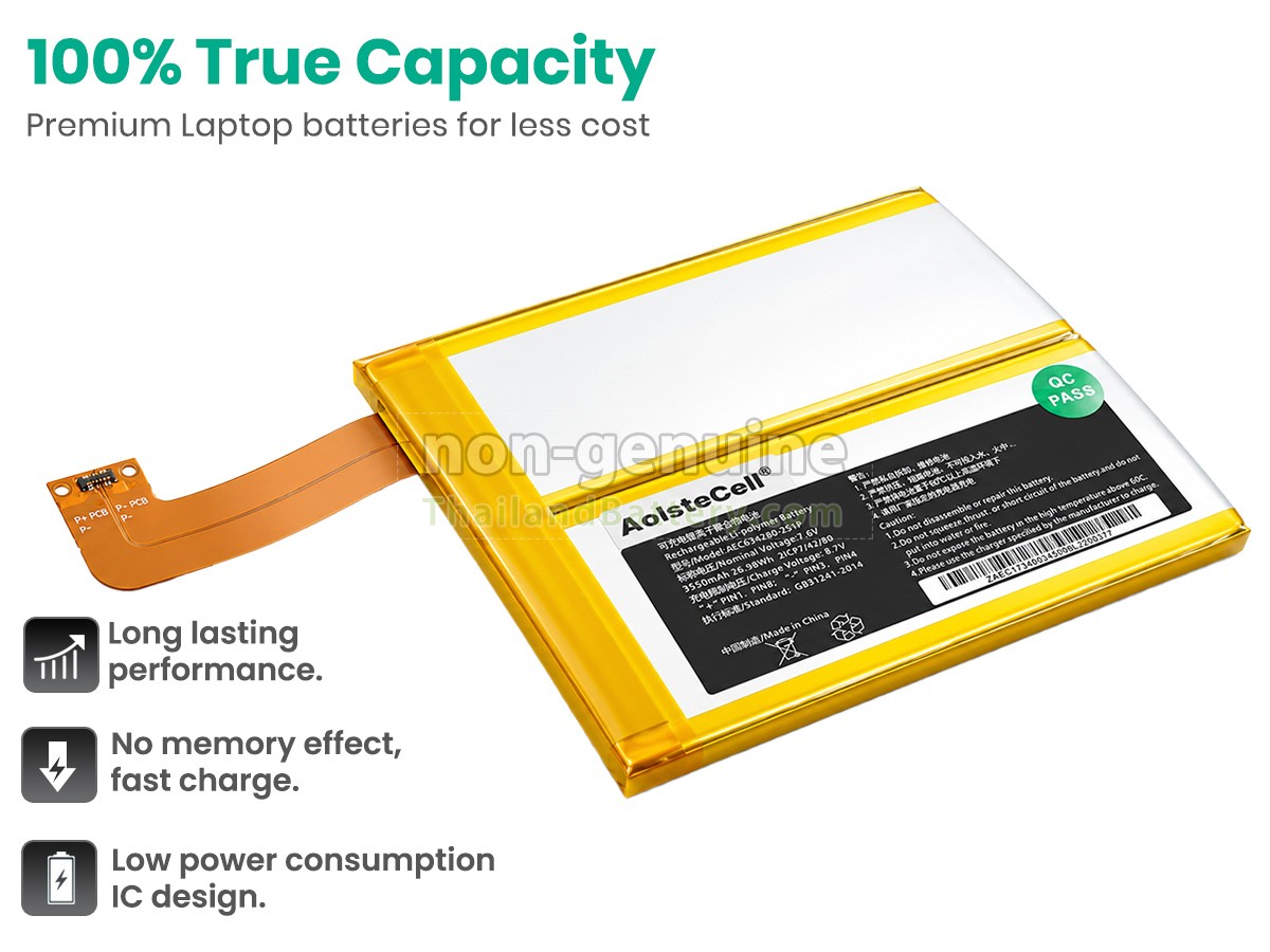 แบตเตอรี่สำหรับ GPD 624283-2S