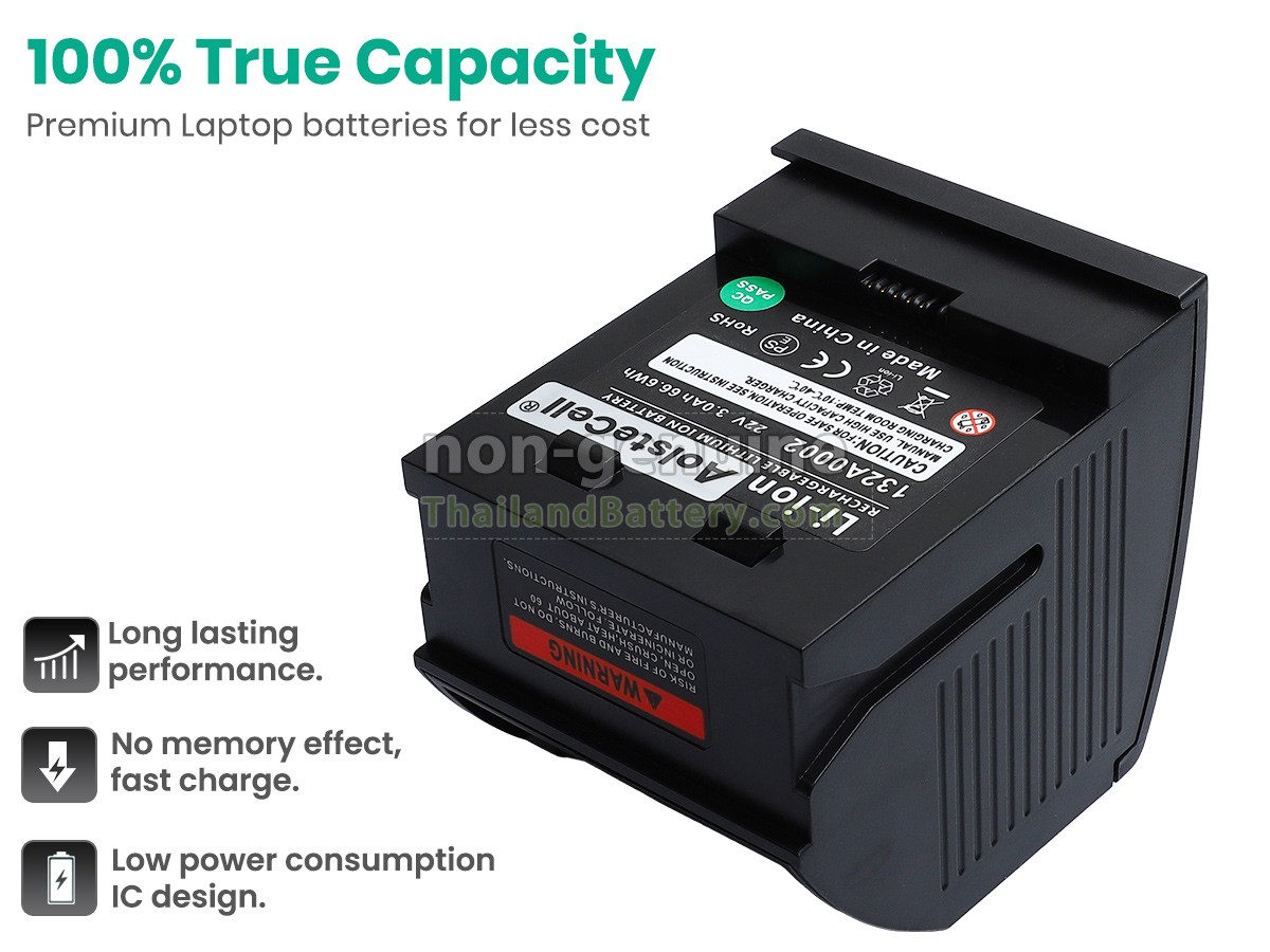 แบตเตอรี่สำหรับ Gtech 1984