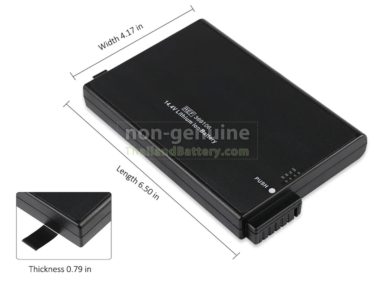 แบตเตอรี่สำหรับ Hamilton C6