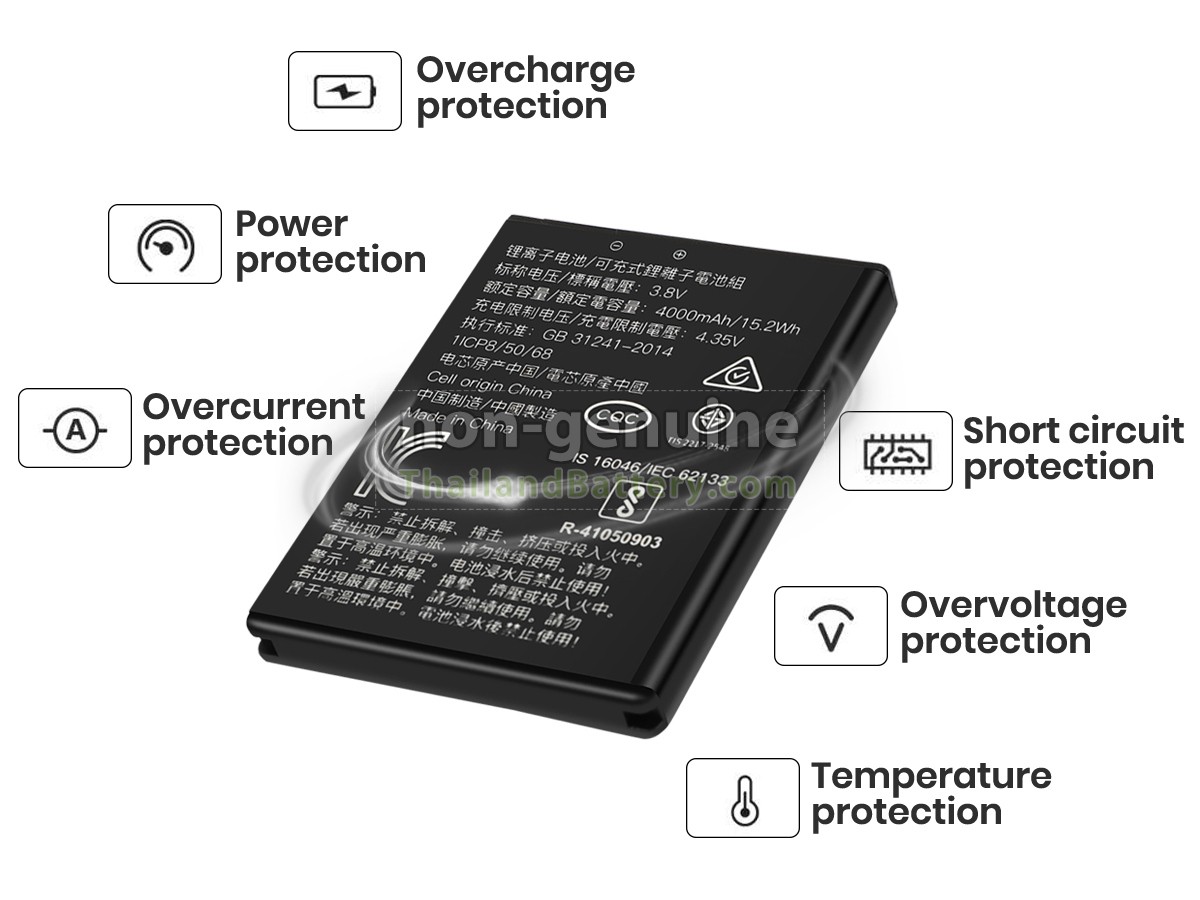 แบตเตอรี่สำหรับ Honeywell EDA50HC