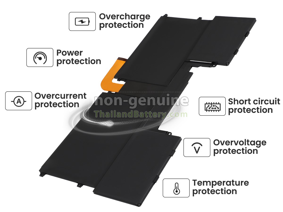 แบตเตอรี่สำหรับ HP Spectre 13-AF006NF