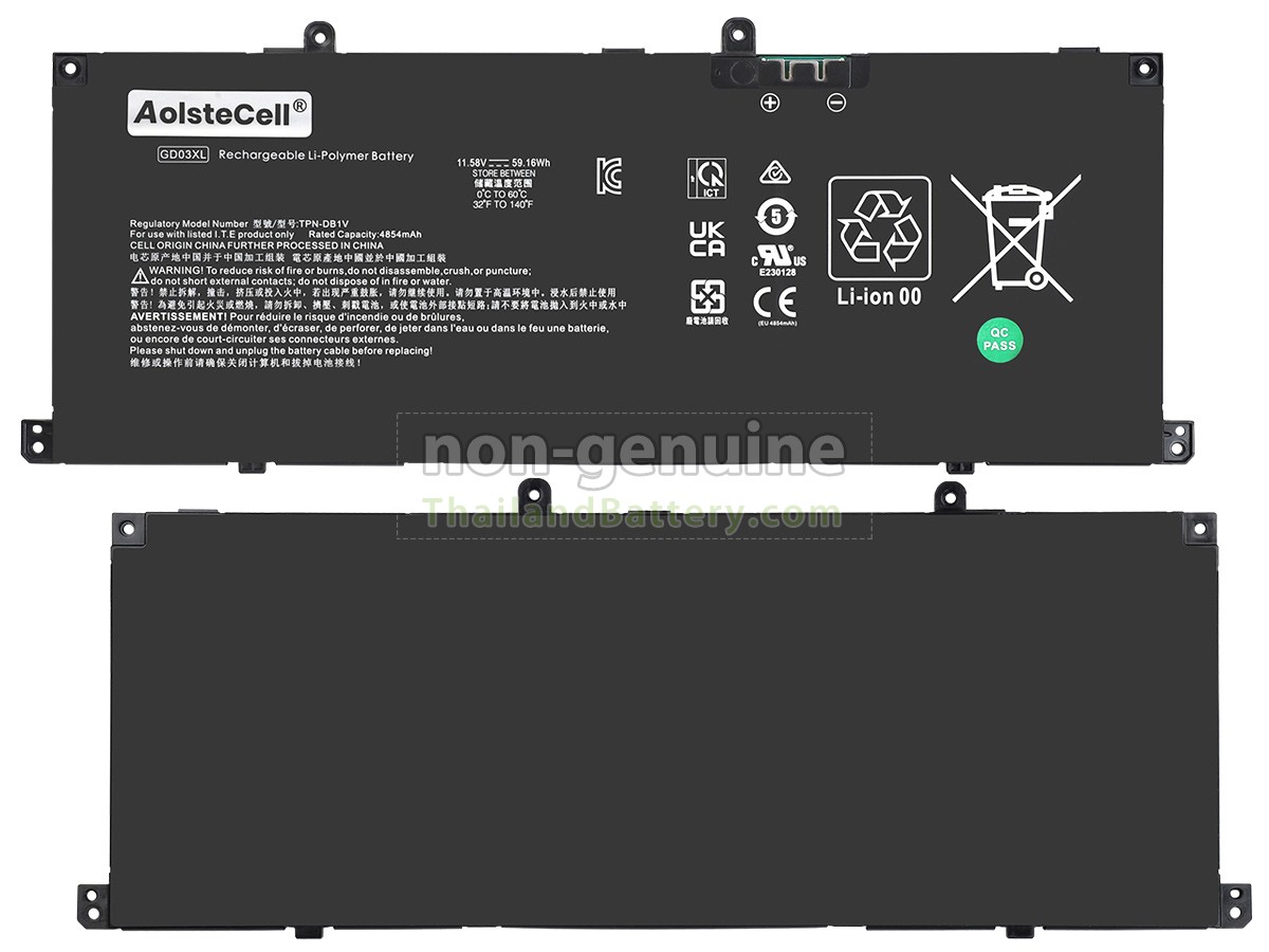 แบตเตอรี่สำหรับ HP OmniBook X 14-KA0006NX