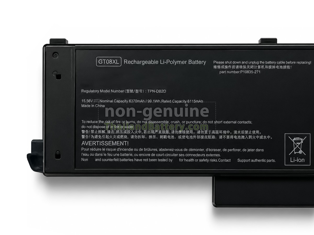 แบตเตอรี่สำหรับ HP GT08XL