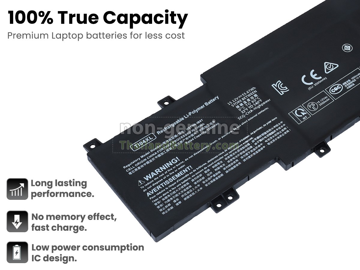 แบตเตอรี่สำหรับ HP Envy LAPTOP 17-CH0011UR