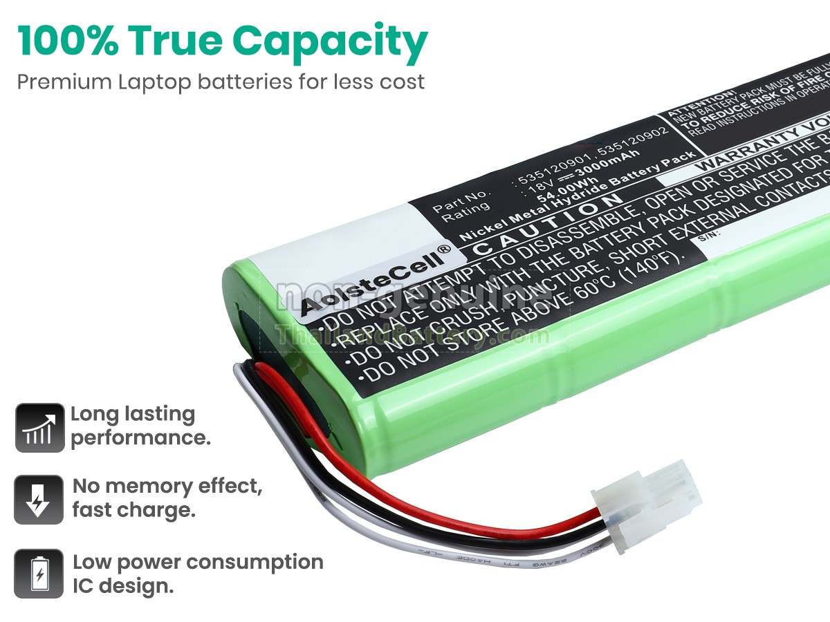 แบตเตอรี่สำหรับ Husqvarna 540 05 96-01