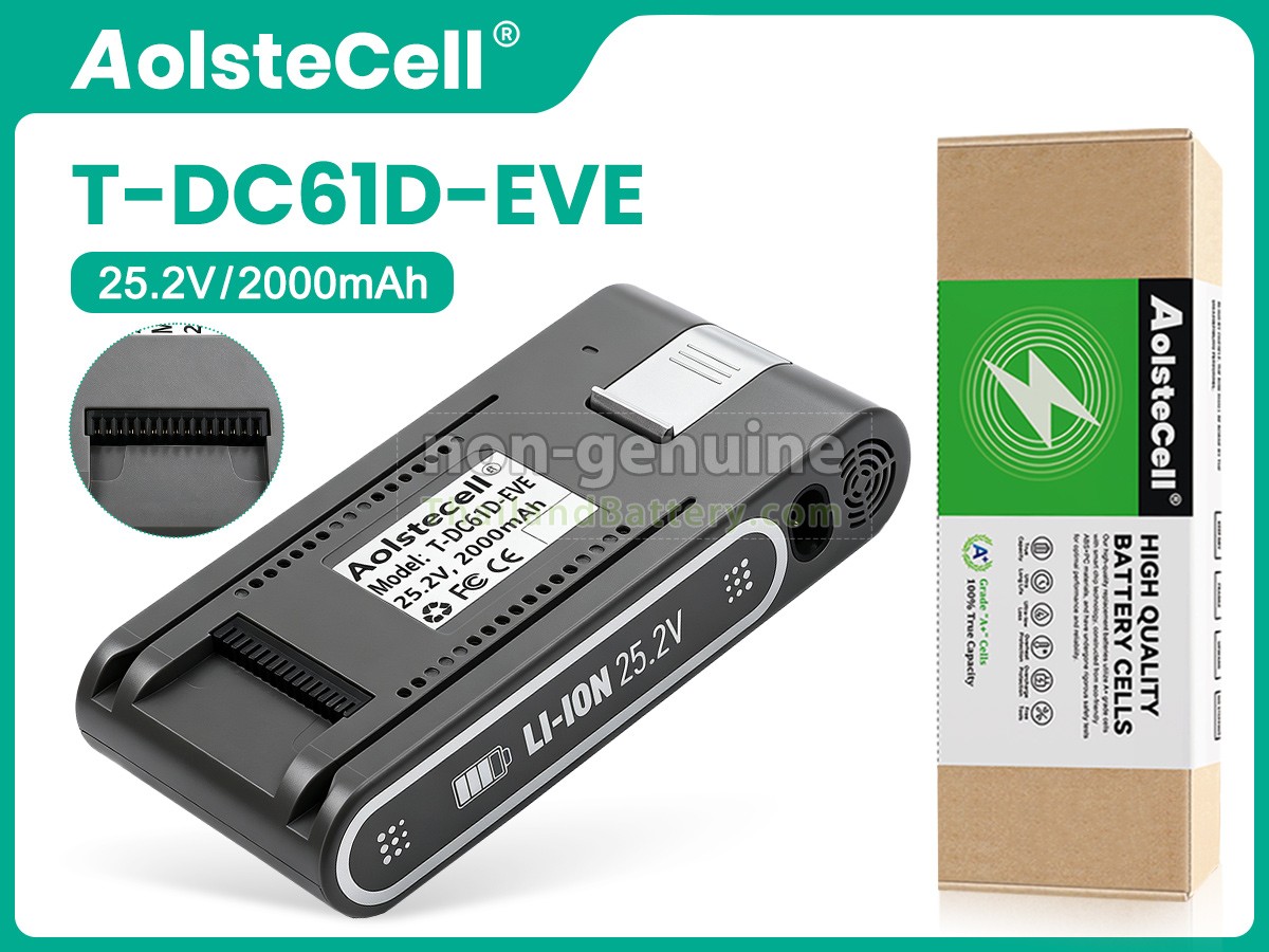 แบตเตอรี่สำหรับ JIMMY T-DC61D-EVE