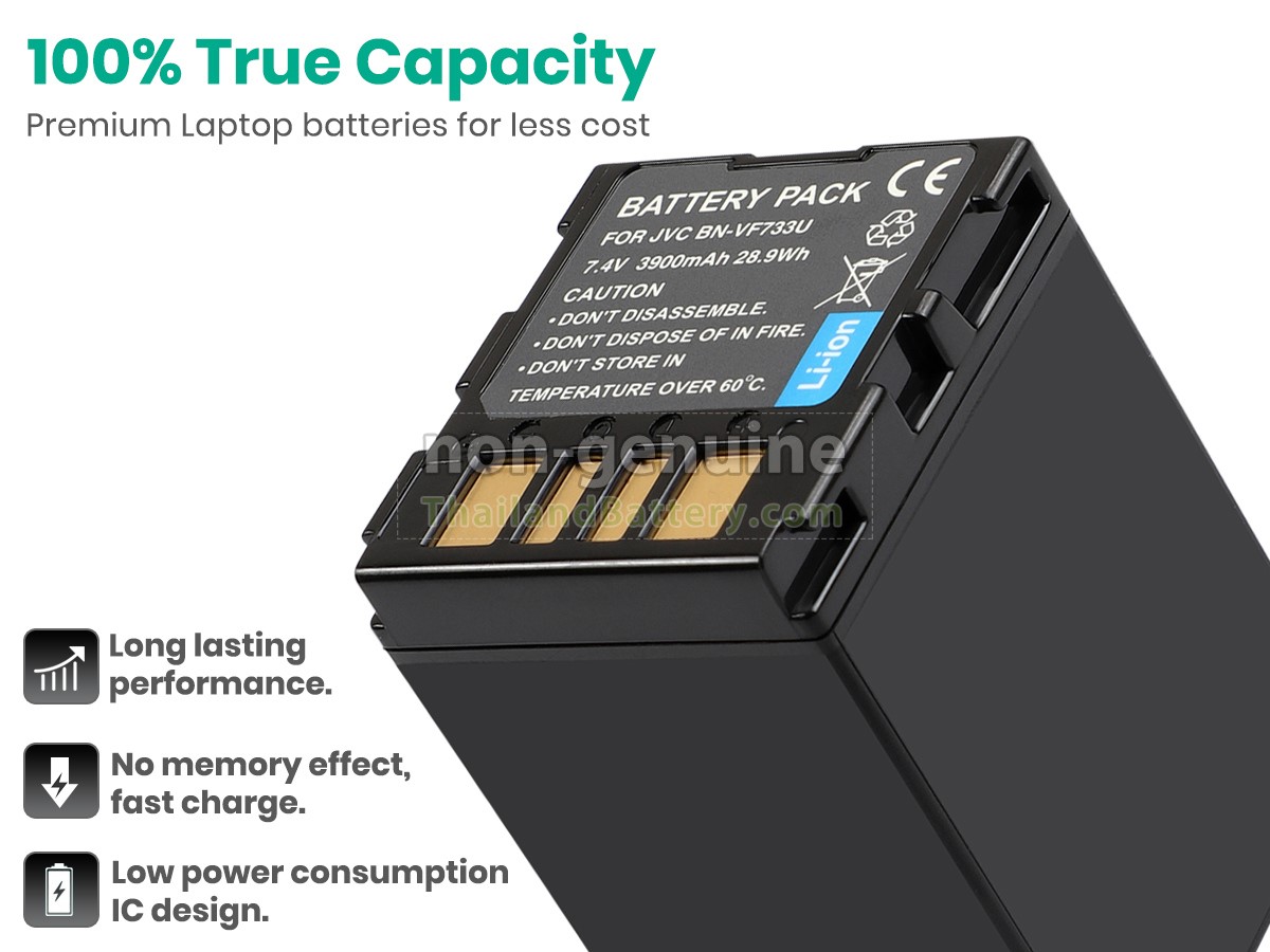 แบตเตอรี่สำหรับ JVC BN-VF714