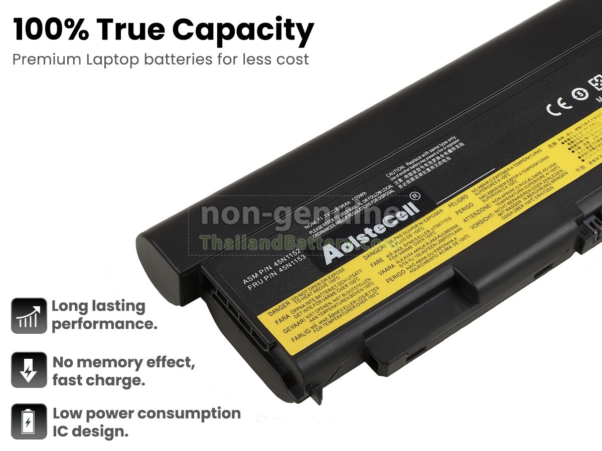 แบตเตอรี่สำหรับ Lenovo ThinkPad T540P 20BF005R